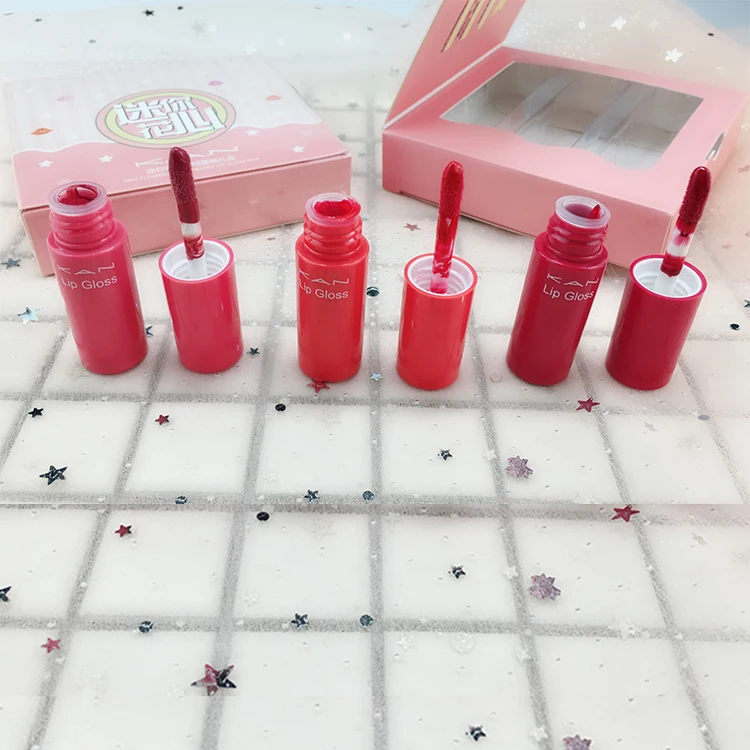 

K.A.N Brand Long Lasting Lip tint Set Waterproof Moisturizing with Nutritious lip gloss for 3 pcs lip tint by wholesale