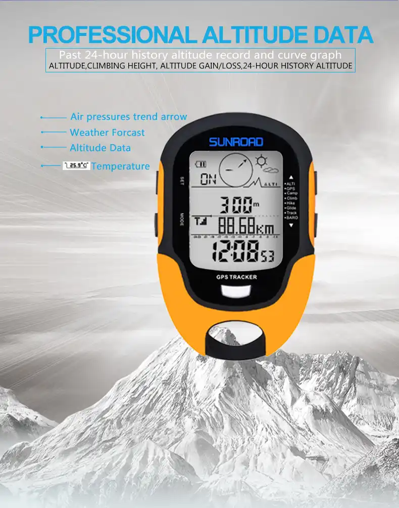 Sunroad Gps Navigation Tracker Sport Digitale Uhr Armee Stunden Lauf Military Hohenmesser Barometer Kompass Locator Reloj Hombre Aliexpress