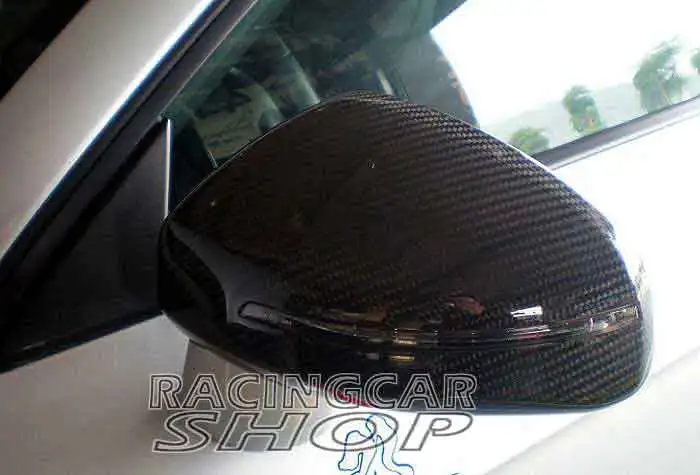 Real Carbon Fiber Mirror Covers For Audi AUDI TT TTS R8 MK2 8J 2008UP 1pair