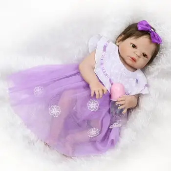 

Vinyl Alive Simulation Baby Full Rubber Baby Doll Wash Bath ToysReborn