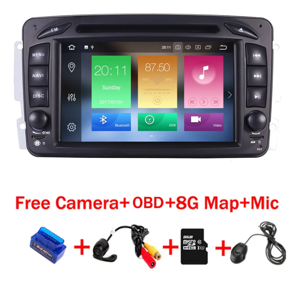 Автомагнитола Vito Vaneo 7 &quotHD сенсорный экран Android 9 0 GPS навигация для Mercedes Benz W209 W203 W168