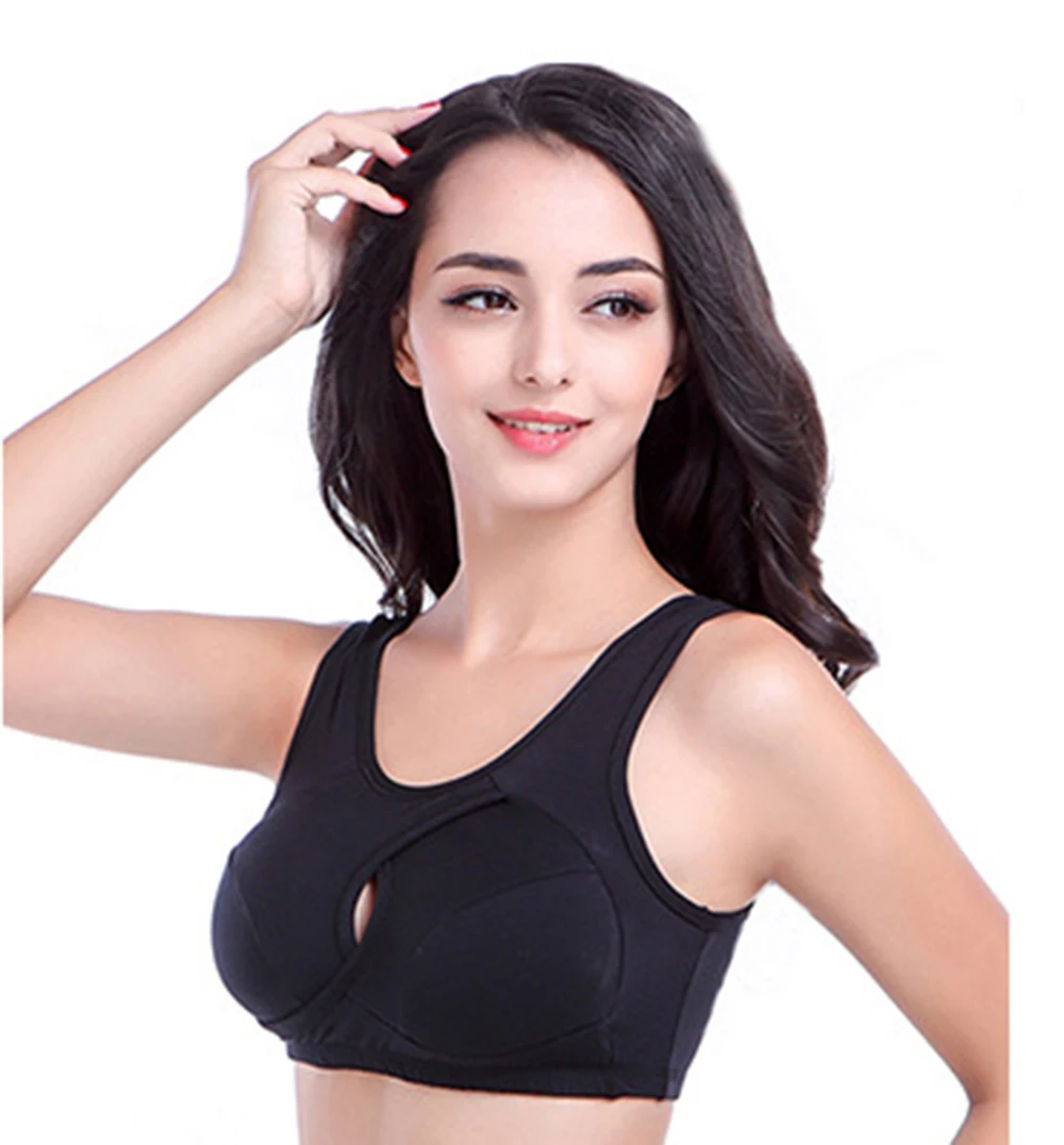 Women Fashion Sports Bra Shakeproof Shockproof Running Gym Seamless