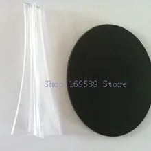 Лот из 3 120 мм овальной пластиковой большой летной базы для миниатюрных настольных игр