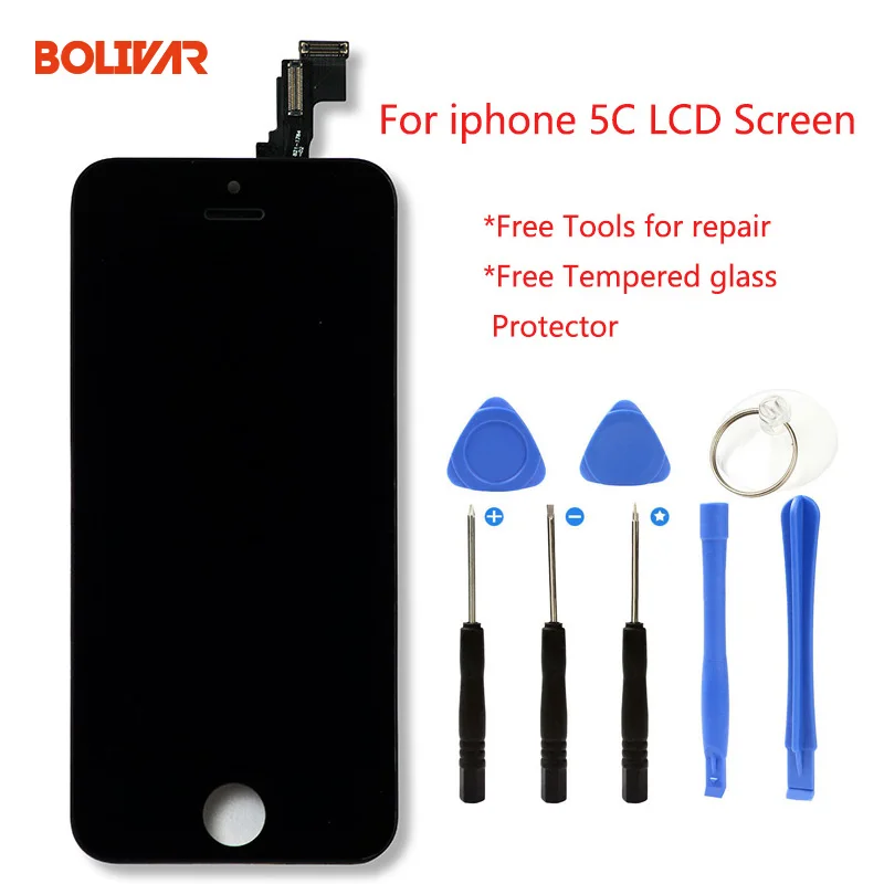 Мобильный телефон ЖК дисплей для iphone 5c 5s сенсорный экран дигитайзер Заводская