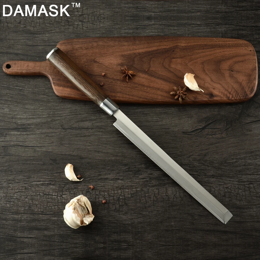 

DAMASK Japanese Slicing Knife Super Sharp Blade Fish Meat Slicer Watermelon Knives Top Quality Kitchen Chef Knife Chef Tools
