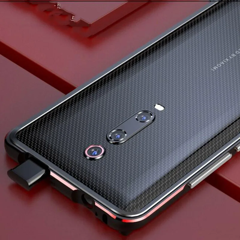 Tanie Dla Xiaomi Redmi K20 Pro obudowa metalowa rama luksusowa oryginalna błyszcząca aluminiowa ochraniacz zderzaka etui na Xiaomi Redmi K30 case funda