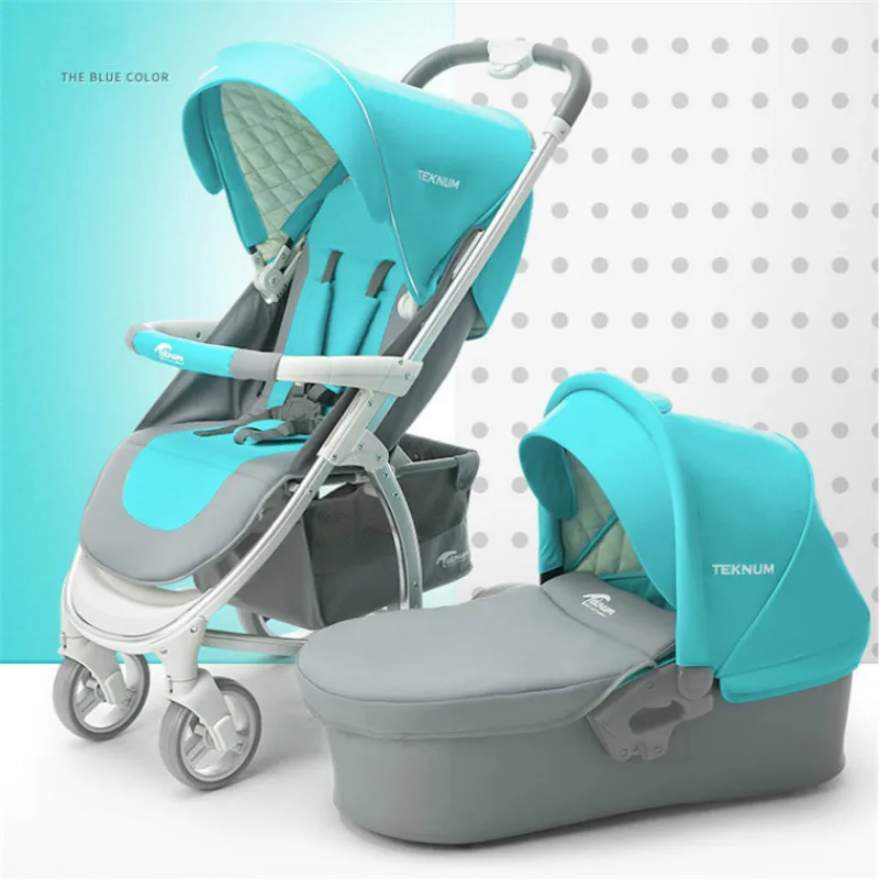 

High Landscape Folding Stroller baby stroller aluminium alloy baby pram shock baby trolley travel 2 in 1 baby stroller