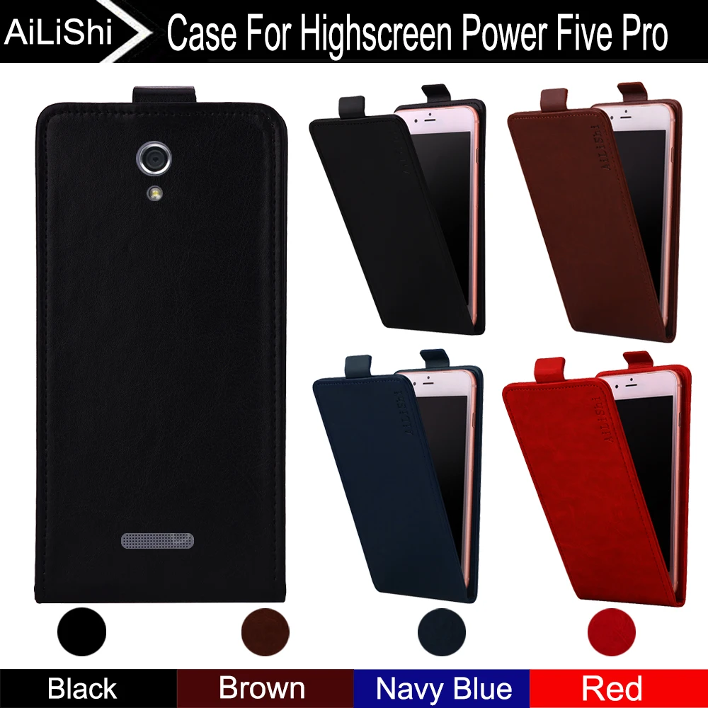 AiLiShi для Highscreen power Five Pro Чехол вверх и вниз Вертикальный флип для телефона кожаные корпуса для телефона, аксессуары 4 цвета+ отслеживание
