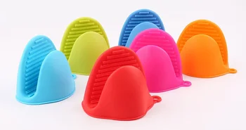 

Thicken Food Grade Silicone Anti-Hot Gloves Bowl Folder Kitchen Heat Insulation Take Plate Folder Baking Oven Hand Clip W8868