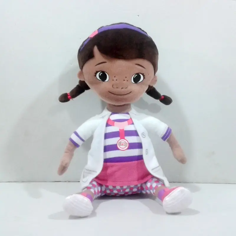 Doc McStuffins, игрушки, Doc Lambie, ягненок, Stuffy Dragon Hallie, бегемот, Boppy Dog, плюшевые игрушки, 30 см, милые мягкие животные, детские куклы, подарки - Цвет: 30cm