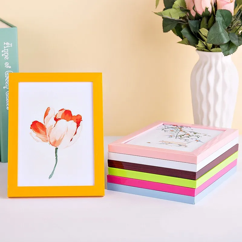 

6inch Fashion Home Decor Wooden Picture Frame Wall Photo Frame Desktop Picture Frame