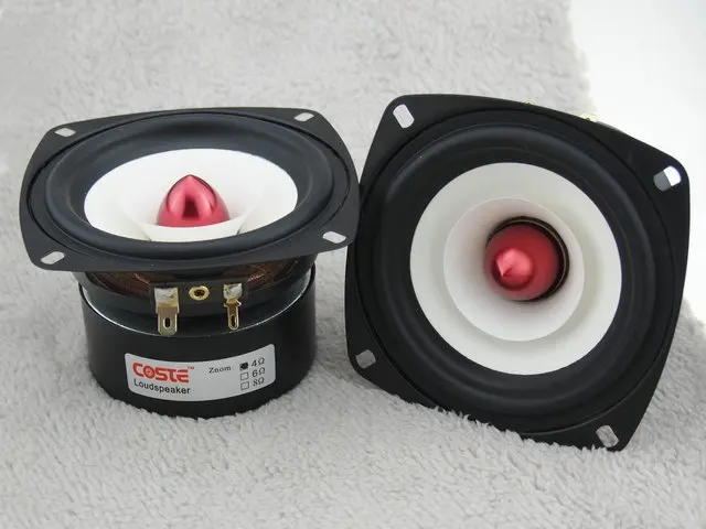 

Ultra high performance 4 inch full range speaker / bullet square full frequency stereo HIFI speaker