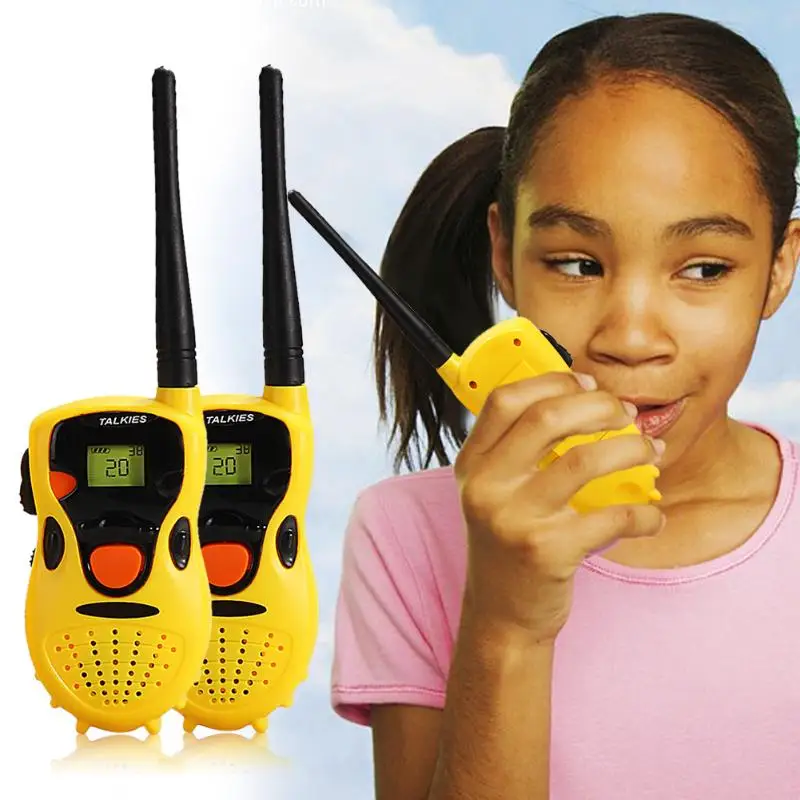 1 пара игрушка ручной Walkie Talkie детей обучающие игры интерактивные игрушки для детей милые дети радио Relogio переговорные подарок