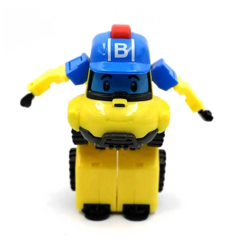 6 Styles Korean Kid Toys Robocar Poli Transformation Robot Poli Amber Roy Car Toys Action Figure Toys For Children Best Gifts