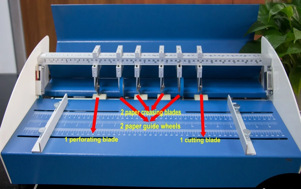 Электрический бумажный Creaser перфоратор резак 3 в 1 комбо 520 мм