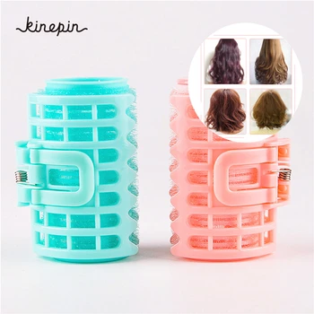 

4pcs/set Plastic Hair Curler Roller Large Grip Styling Roller Curlers Hairdressing DIY Tools Styling Home Use Hair Rollers