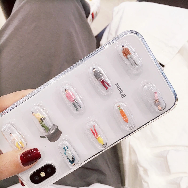 Прозрачный мягкий чехол GlamPhoneCase для iphone X 8 8plus 7 6 6S 7plus 6plus +|Бамперы| |