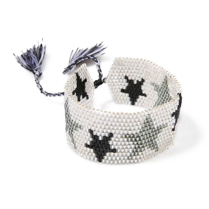 SHINUS MIYUKI браслет браслеты Boho Bileklik летние ювелирные изделия ручной работы аксессуары браслеты для женщин бусины MIYUKI Delica - Окраска металла: B