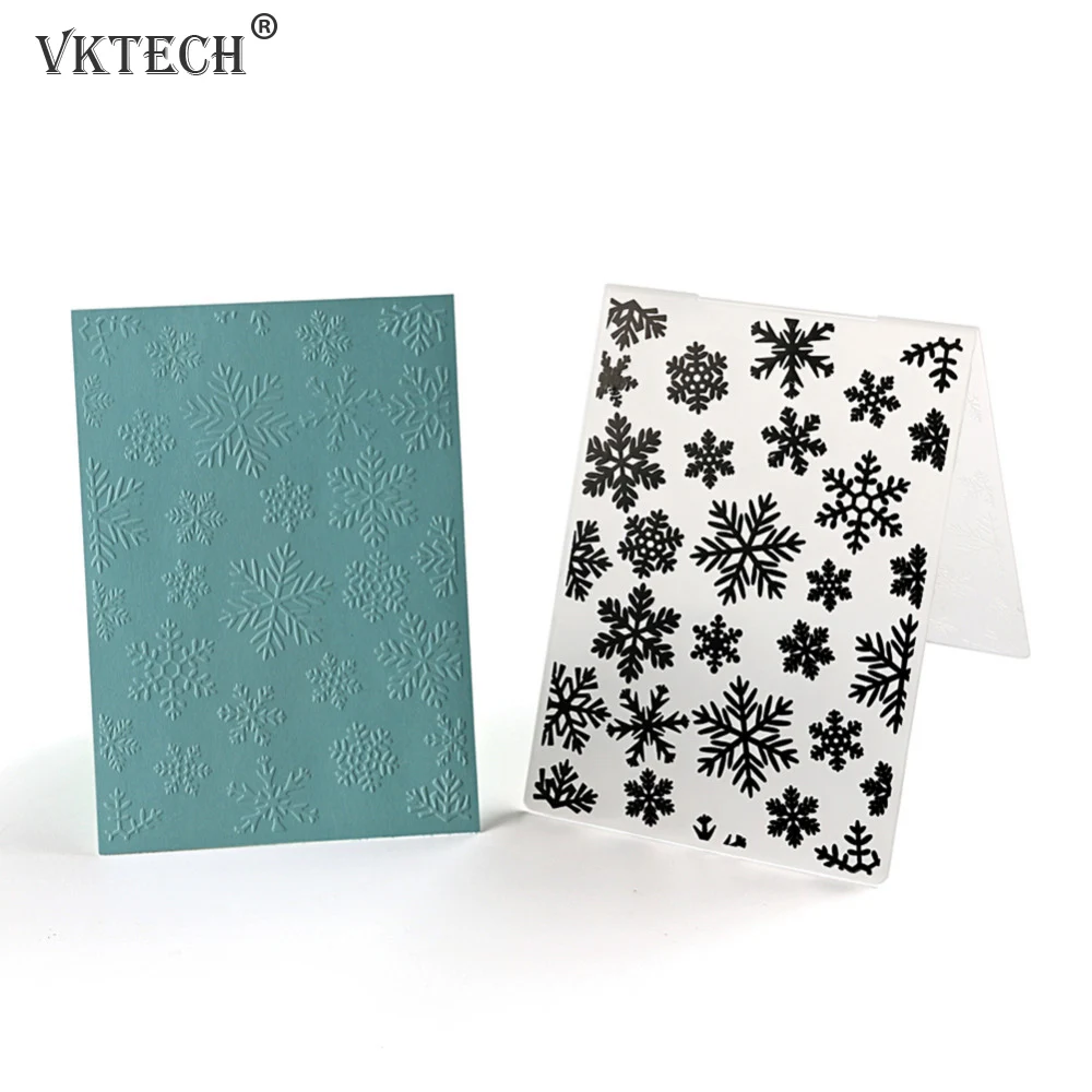 

Plastic Embossing Folder For Scrapbook DIY Album Cards Tool Plastic Template Stamp Embossing Folders for Card Making