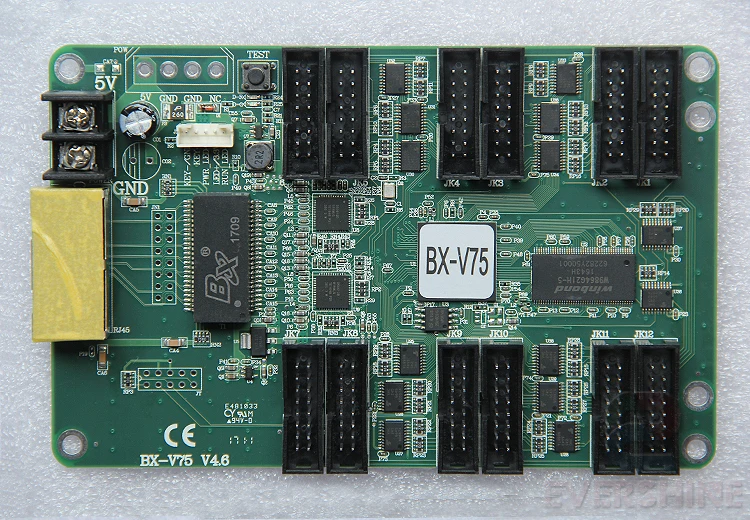 onbon control card BX-V75 led full color controller card led video receiving card 12 nos T75 port (7)
