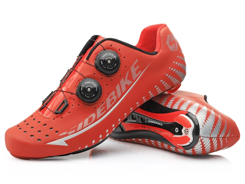 Sidebike 3M Reflectiv Carbon Ultralight Cycling Shoes self-Locking Racing Bike Shoes Road Bike Athletic Riding Shoes Ciclismo