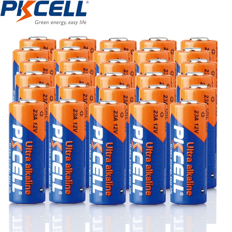 30 шт. PKCELL 12V 23A Super Щелочная Батарея MN21 V23GA VR22 A23 L1028 батареи для MP3 Walkman игрушки |