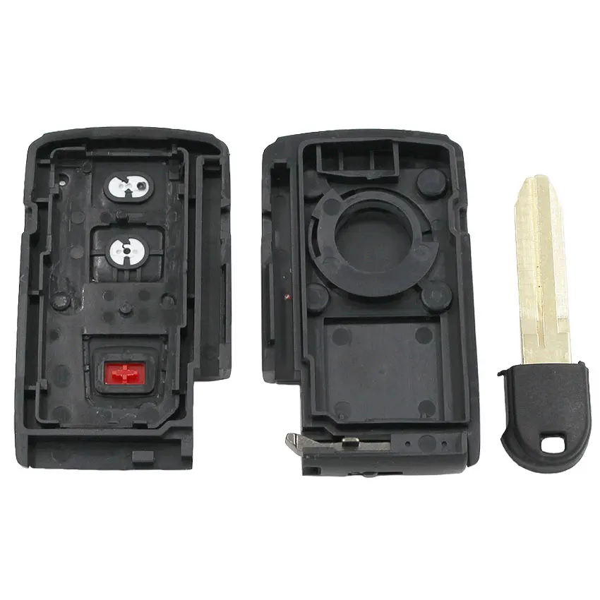 10 шт.* смарт-замок без ключей дистанционного ключа корпус Fob 2+ 1 кнопка для Toyota Prius 2004-2009