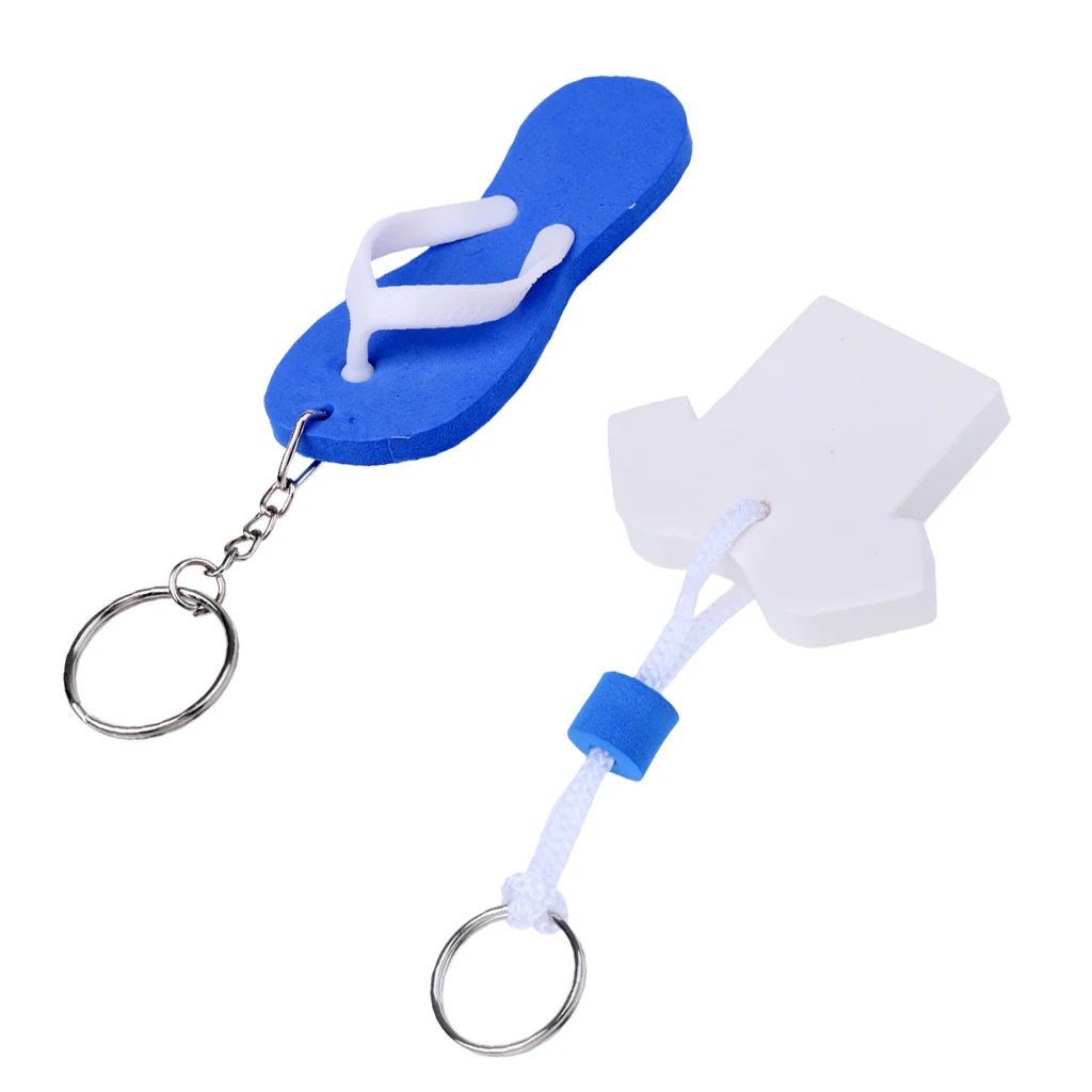 2 Set Yachting Boating Floating Marine Key Chain Novelty Key Ring Keyring for Diving Swimming Kayaking Boating Camping Climbing