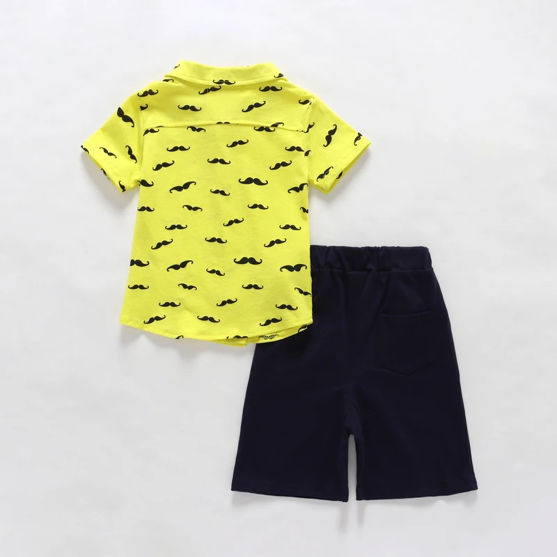 Одежда для маленьких мальчиков летний комплект одежды для маленьких мальчиков, хлопковый комплект одежды для малышей, рубашка+ штаны, клетчатый комплект одежды для новорожденных