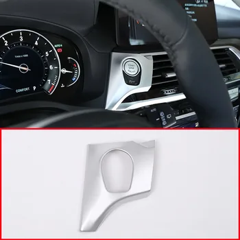 

For BMW X3 X4 G01 G02 2018-2019 Year Car ABS Matte Engine Start Button Trim Accessories For Left Hand drive