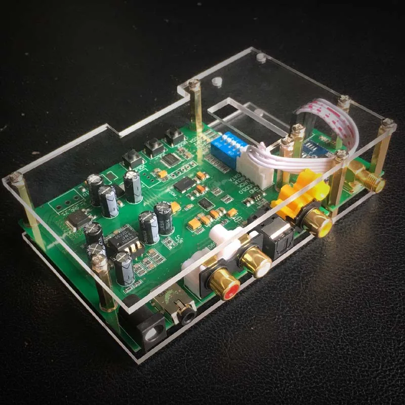 ES9038Q2M JRC5532 DAC I2S SPIDF CSR8675 aptx hd Bluetooth 5 0 модульный декодер плата в чехле с