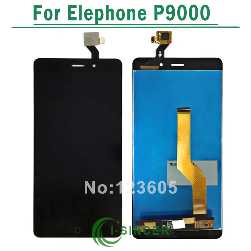 White Black For Elephone P9000 P9000D P9000E LCD Display