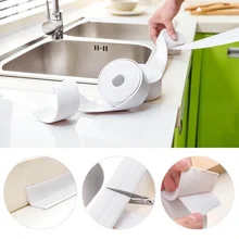 3,8 м x 3,2 см ПВХ плесени клейкие ленты Ванная комната Ванна Кухня наклейки на стену уплотнительная лента герметик клейкие ленты плесени