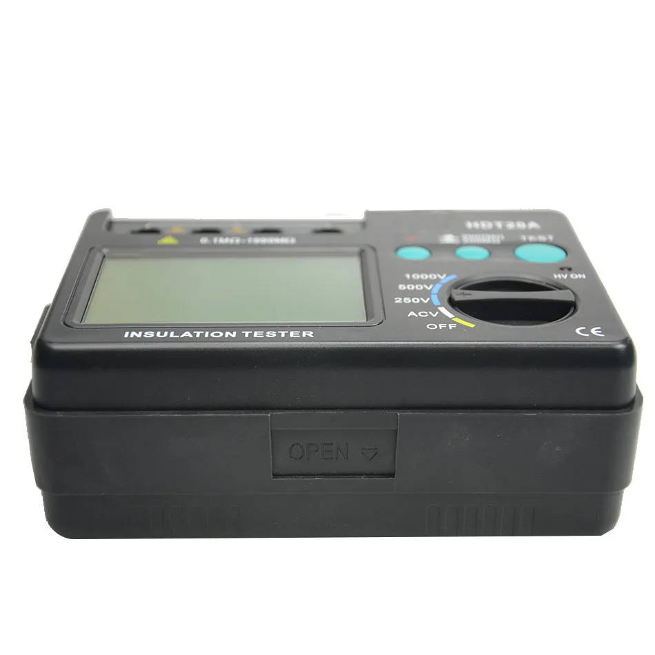 Resistance Tester,HDT20A LCD Display Insulation Resistance Tester Meter Voltmeter 1000V Digital High Voltage Insulation Tester with LCD Backlight Display Resistance Tester,HDT20A LCD Display Insulation Resistance Tester Meter Voltmeter 1000V Digital High Voltage Insulation Tester with LCD Backlight Display