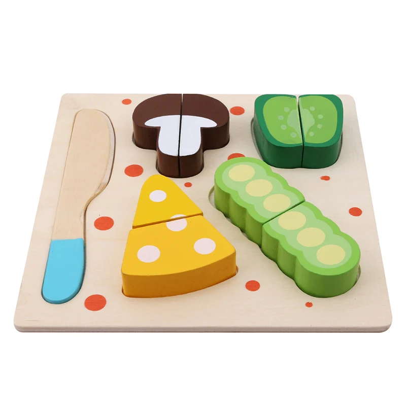 Новые горячие детские деревянные кухонные игрушки воображение игры овощи фрукты овощи Ранние развивающие игрушки для детей дошкольного возраста подарок