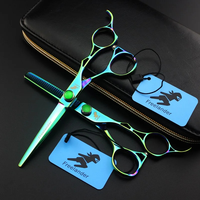 

NUM-0021 Professional hairdressing scissors 6.0 6CR hair scissors 6CR steel barbearia tijeras de peluqueria professional
