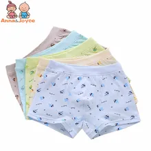 5 шт./упак., Детские Боксеры, нижнее белье для мальчиков, детские трусики с рисунком, хлопковые трусы для мальчиков, трусы для мальчиков 3-8 лет