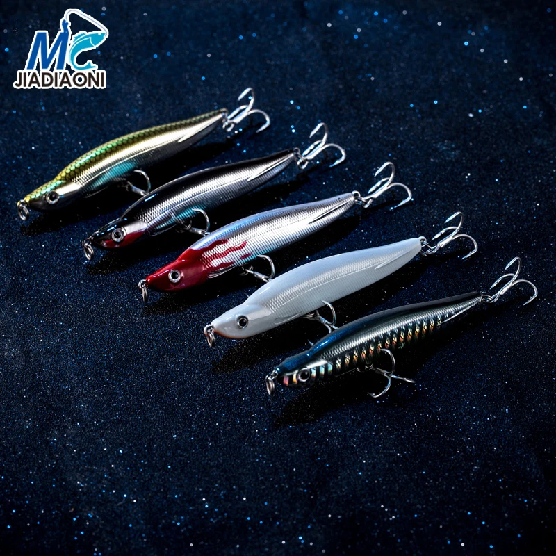 

JIADIAONI1pcs/lot 10cm/15g Minnow Fishing Lure Lot Fishing Lures Artificial Hard Fishing Bait Sinking Trout Bait