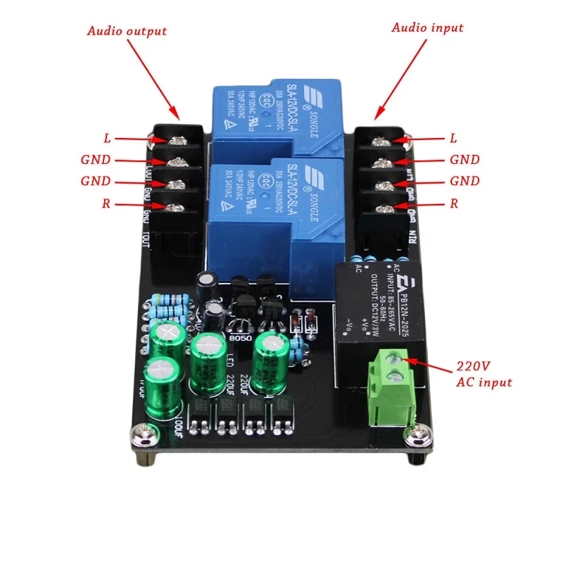Placa de Proteção de Alto-falante Proteção de Energia Canais com Quatro Aiyima Linhas Separadas 30a 2 - Image 6