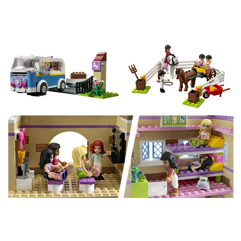 

Compatible Legoe giftse 1118PCS 10170 Series Housework Time Panorama 3185 Girls Friends Building Blocks Bricks Toys
