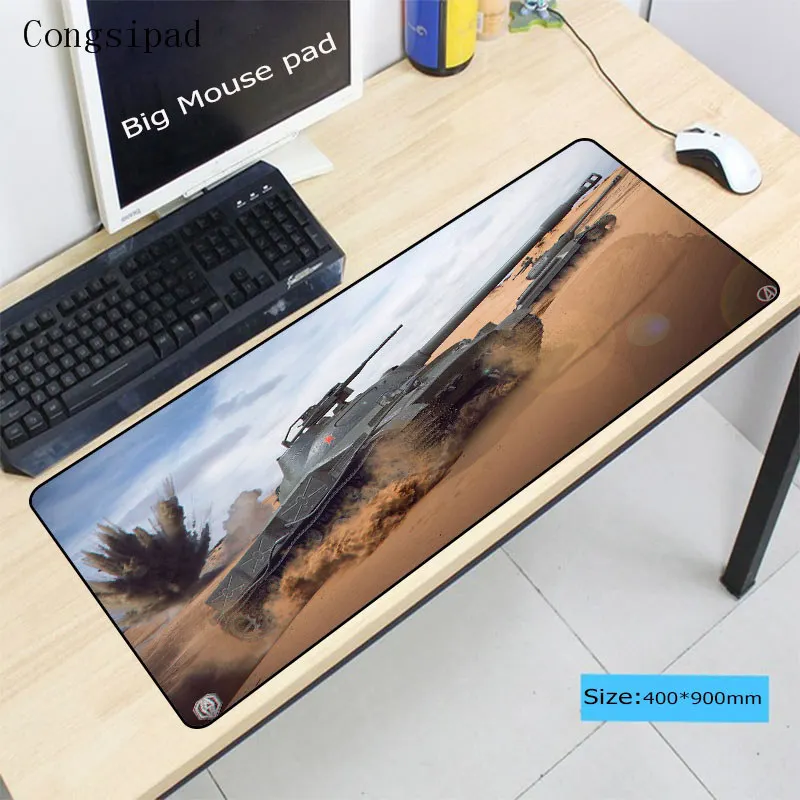  Congsipad 900*400MM Large Gaming Speed Mouse Pad White Locking Edge Waterproof Mouse Mat For CS go 