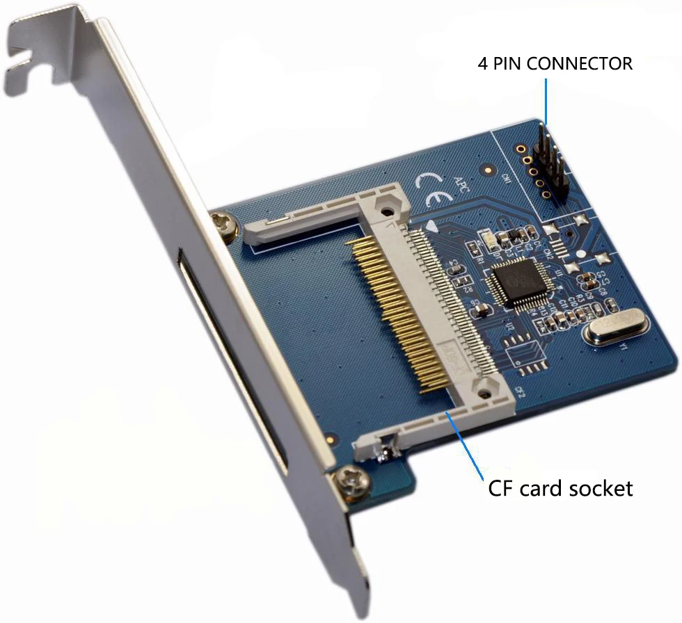 Factory price USB2.0 to CF card Desktop CF reader with PC bracket CF to