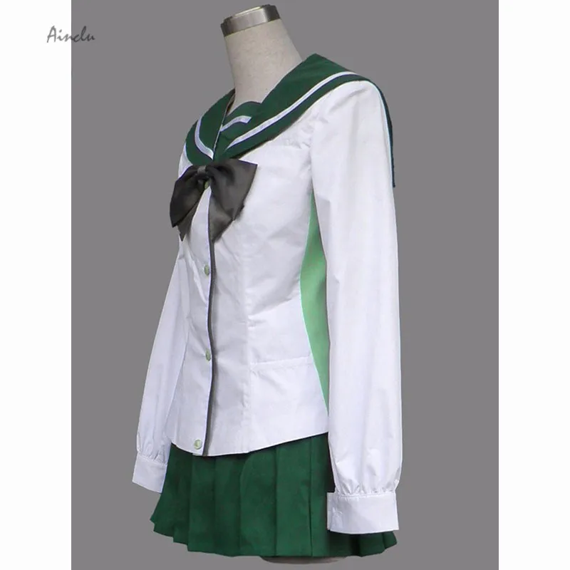 Ainclu старшеклассница из мертвых аниме женская школьная форма короткая юбка Хэллоуин Косплей Костюм Настроить