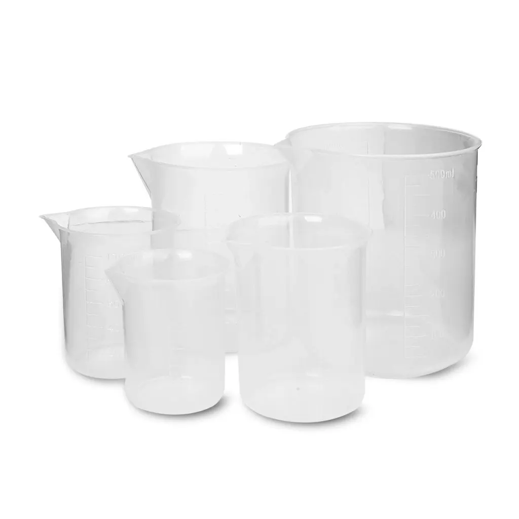 SOSW 50 100 / 150 250 500 мл прозрачные пластиковые beakers graduate|graduation plush|beakergraduated filter |