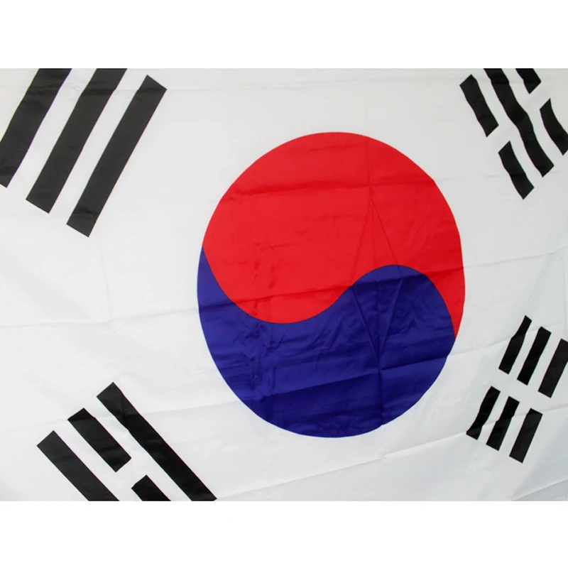 New-3x5-Feet-Large-South-Korea-Flag-Polyester-the-Korean-National-Banner-Home-Decor (3)