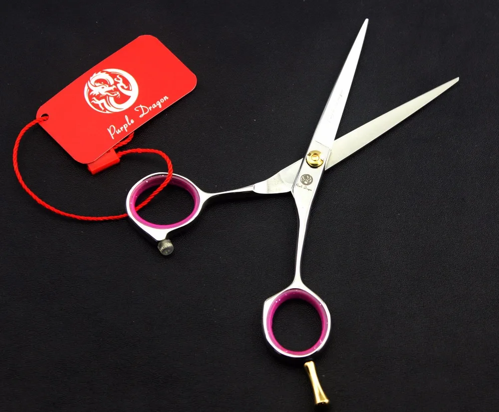 

Purple Dragon High Quality Professional 5 inch 440C Hair Cutting Scissors Barber Hairdressing Shears Hair Makas