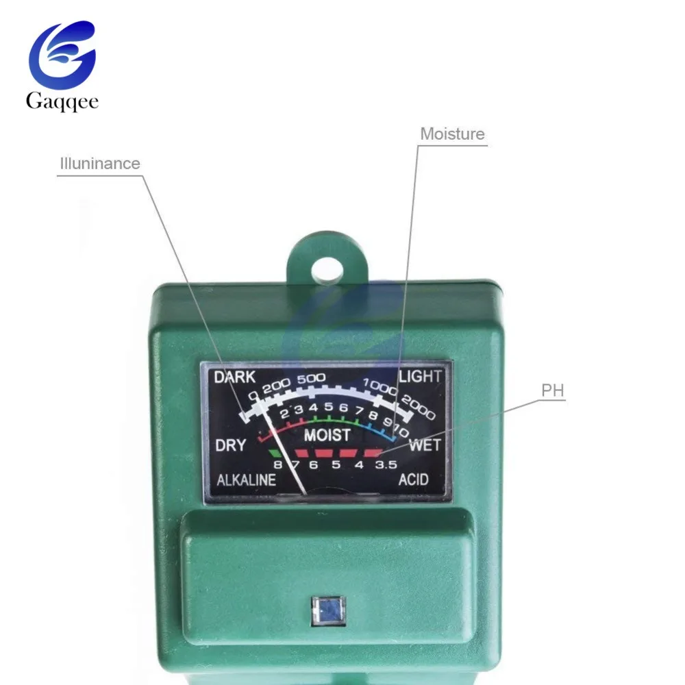 3 в 1 светильник для почвенной воды, измеритель влажности, тест er, цифровой анализатор, тестовый детектор для садовых растений, цветов, гидропоники, садовые инструменты