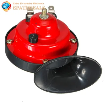 

Loud 12V Two Dual Tone Snail Air Horn Set for Cars Bikes Boats 120db