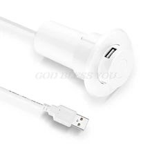 Всплывающий в столе слот USB 2,0 3 порта концентратор переходник разветвитель для портативных ПК компьютер USB концентратор компьютерные аксессуары