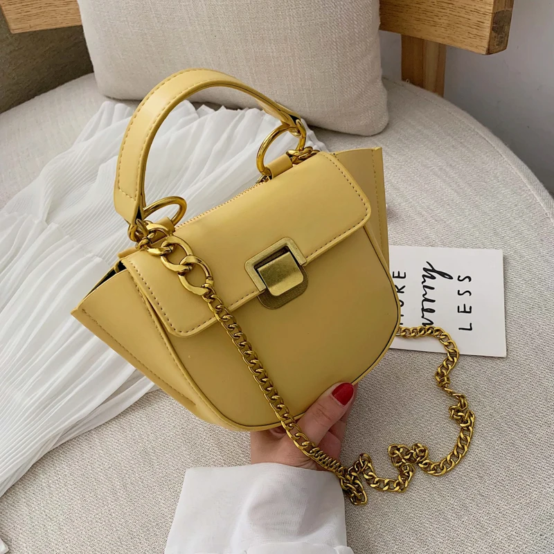 

2019 New Semi-circular Women Saddle Tote Bag Candy Color Metal Handle Handbag Crescent Shoulder Messenger Bag Lady Crossbody Bag